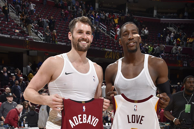 kevin love and bam adebayo