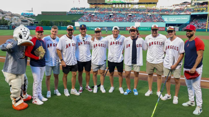 ducks flaunt baseball skills
