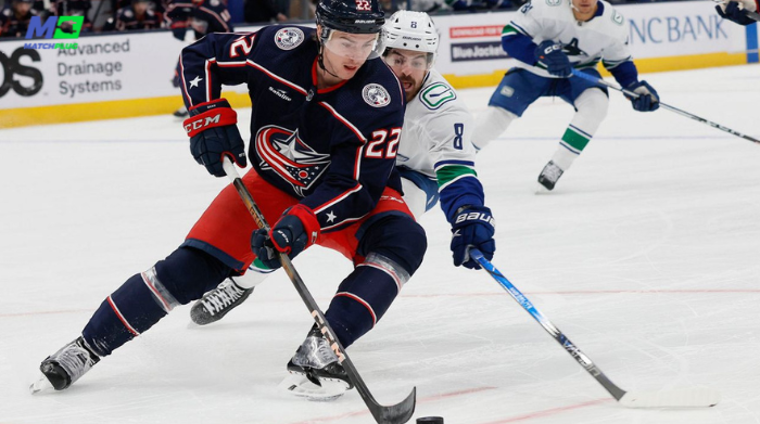 vancouver canucks vs columbus blue jackets